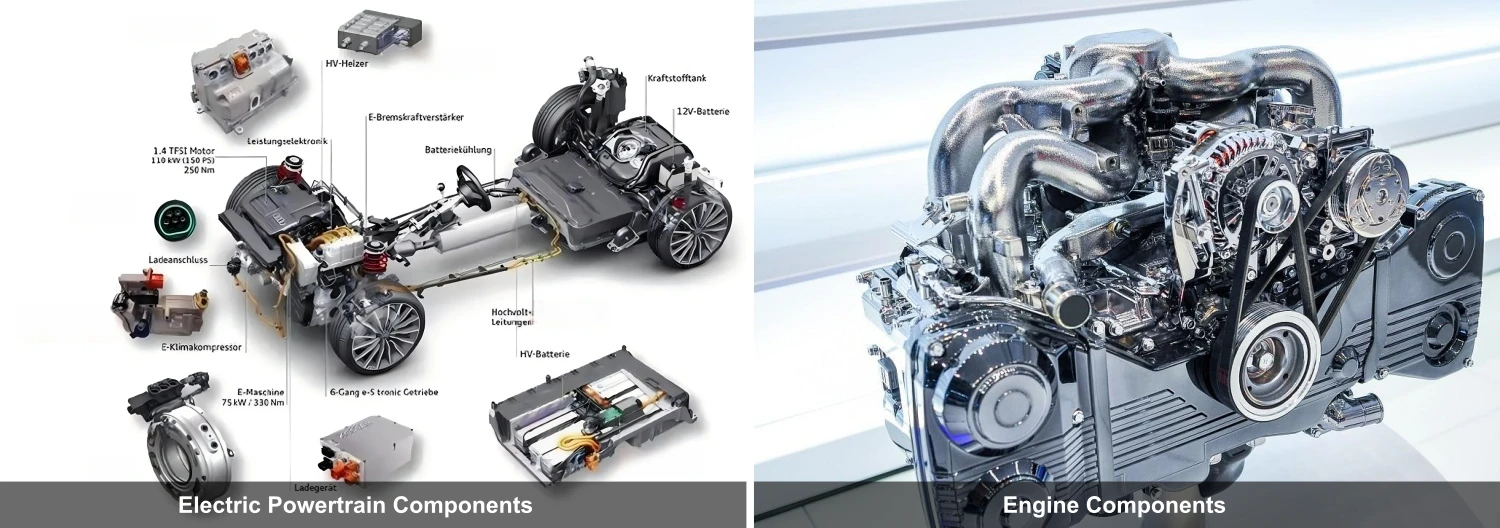 Aluminium Alloy Bar Rod for Automotive Powertrain and Chassis - Electric powertrain components, engine components