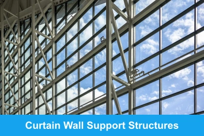 Aluminum Bar for Curtain Wall Support Structures