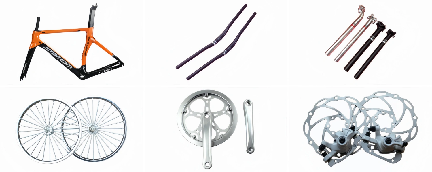 Aluminum Profiles for Bike - Frame, handlebar, hub, front fork, brake