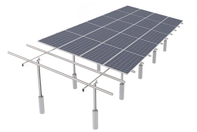 Aluminum Structures & Connectors for Pile Foundation Solar Mounts