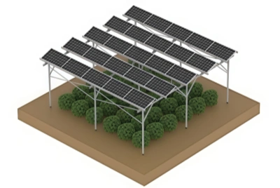Aluminum Frame System for Solar Agricultural Greenhouses